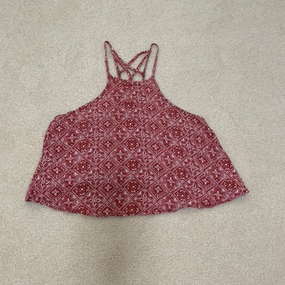 Hollister Boho Printed Halter Top - Picture 1 of 4